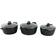 URBN-CHEF Forgecross Cookware Set with lid 3 Parts