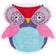 Homescapes Cotton Tufted Colourful Owl Children Rug 70x80cm