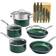 Granitestone Diamond Cookware Set with lid 17 Parts