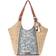 Sakroots Roma Straw Shopper - Navy Spirit Desert