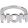 Maria Black Mom Ring - Silver