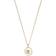 Georg Jensen Daisy Small Pendant Halskæde - Guld/Hvid