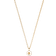 Georg Jensen Daisy Small Pendant Halskæde - Guld/Hvid