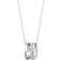 Georg Jensen Fusion Open Necklace - White Gold/Diamonds