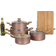 URBN-CHEF - Cookware Set with lid 4 Parts