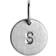 Jane Kønig Love Tag A-Z Pendant Medium - Sølv