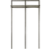 Elfa 2 Sections Klädhängare 124.2x214cm