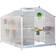 LivingAndHome Hobby Greenhouse with Vent 10x6ft Aluminum Polycarbonate