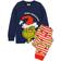 Universal Textiles Kid's The Grinch Fitted Christmas Pyjama Set- Blue/Green/White/Red