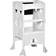 Homcom Kids Step Stool with Blackboard & Lockable Handrail