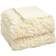 Sienna Fluffy Fleece Blankets White (200x150cm)