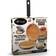 Gotham Steel Double Flip Non-Stick Ti-Ceramic med lock 17.8 cm