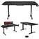 Huzaro 4.7 gaming desk Black, 1600x750x750mm