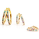 Sif Jakobs Ellera Grande Earrings - Gold/Multicolor