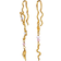 Maanesten Elisa Earrings - Gold/Multicolour/Pearls