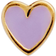 Stine A Petit Love Heart ørestik - Lilla