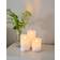 Sirius Kerze Sara 3er Set 7,5 cm Wiederaufladbar Weiß Vela LED 12.5cm 3pcs