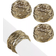Saro Lifestyle Metal Design Napkin Ring 6.4cm 4pcs