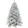 Premier Decorations Flocked Mountain Pine Green/White Christmas Tree 183cm