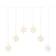 Konstsmide 6 Snowflakes Ljusslinga 6 Lampor 6st