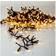 Star Trading Light Chain Black Ljusslinga 1200 Lampor