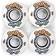 Enuff Super Softies Skateboard Wheels 4-pack