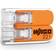 Wago Samlemuffe 2x4mm2 100stk Transparent