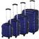 tectake Set de 4 Valises Trolley Rigides XL L M S