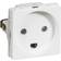 Schneider Electric LK Fuga stikkontakt med jord, 1 modul - hvid