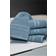 Linum Home Textiles Denzi Guest Towel Blue (76.2x40.6cm)