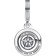 Pandora Marvel The Avengers Captain America Shield Dangle Charm - Silver/Red/White/Blue