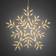 Konstsmide Acrylic Snowflake LED Clear Advent Star 58cm