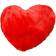 MikaMax Warming Heart Pillow Coussin de Décoration Complet Rouge (20x26cm)