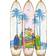 Screen Gems SG331 Classic Room Divider 119.4x180.3cm