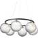 Nuura Miira Circular Rock Grey/Optic Clear Pendant Lamp 80cm