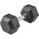 Lifeline Hex Rubber Dumbbell 30lb