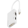 Vivanco DisplayPort Mini-HDMI/VGA-DVI M-F Adapter