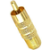 StarTech Gold Adapter 1RCA - F-Contact