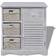 vidaXL Chest with Baskets Förvaringsskåp 60x63cm