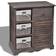 vidaXL Wooden with Baskets Brown Storage Cabinet 60x63cm