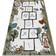 Dywany Łuszczów Carpet FUN Hop for Children Hopscotch Animals Green 120x170cm
