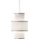 Le Klint Plivello White/Gold Pendellampa ∅ 30cm