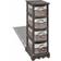 vidaXL Weaving Baskets Storage Cabinet 25x74cm