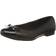 Clarks Girl's Scala Bloom School Shoes - Black Leather