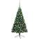 vidaXL Half LEDs&Ball Set Christmas Tree 120cm