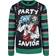 Urban Classics Savior Christmas Sweater - Black/X-Mas Green