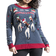 Ugly Christmas Sweater All The Jingle Ladies Christmas Jumper - Multicolour