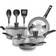 SereneLife Home - Cookware Set with lid 11 Parts
