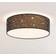 Lindby Ellamina Black Ceiling Flush Light ∅ 40cm