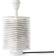 HKliving Ribbed Lampfot 30cm